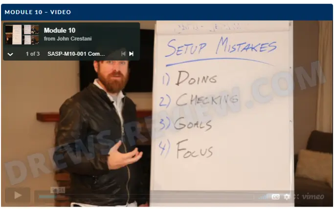 john crestani showing how to plan internet marketing strategy on whiteboard