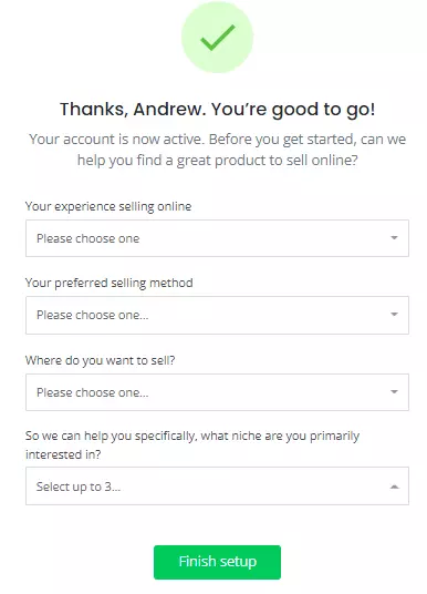 4 salehoo onboarding questions to customize your experience