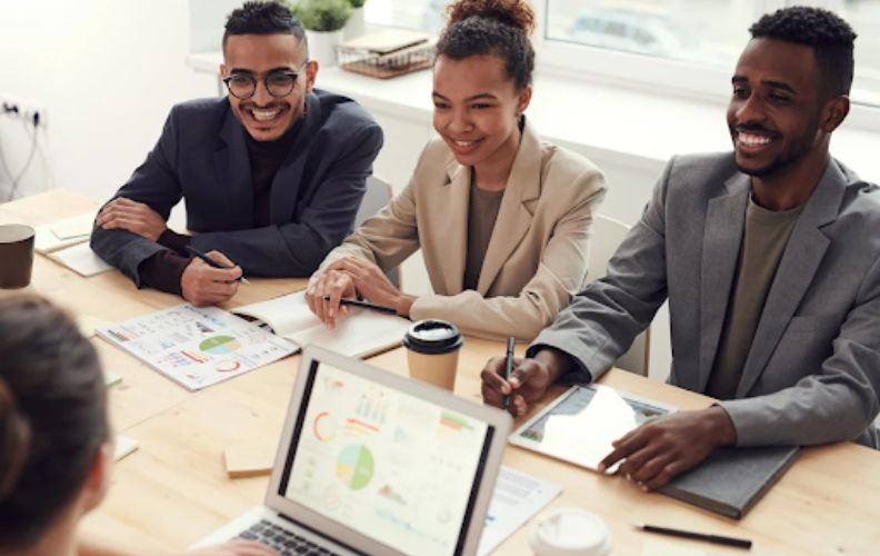 people having a meeting