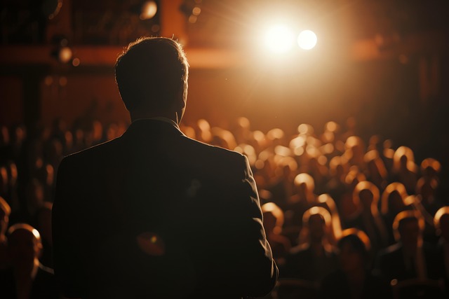 speaker at an event