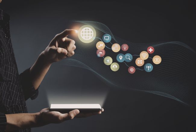 social platforms illustration