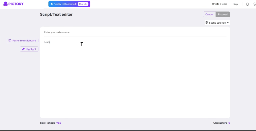 pictory-script-to-video