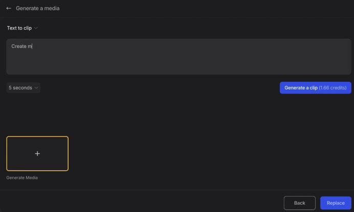 text to clip creator