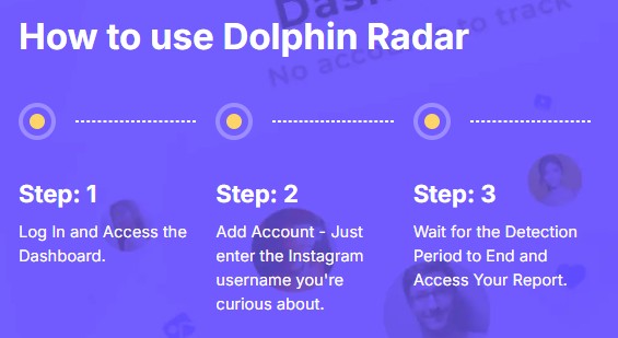 how to use dophin radar