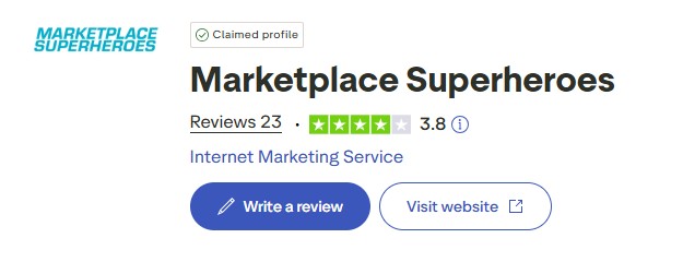 marketplace superheroes trustpilot rating