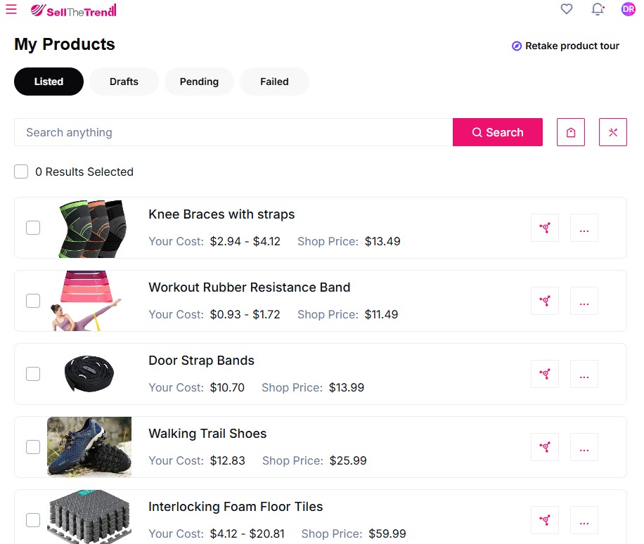 sellshop suggested products