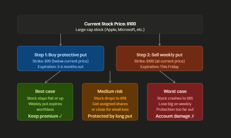 Diagonal Spread Strategy Diagram