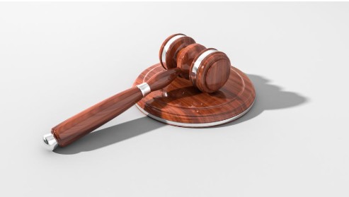 closeup of gavel