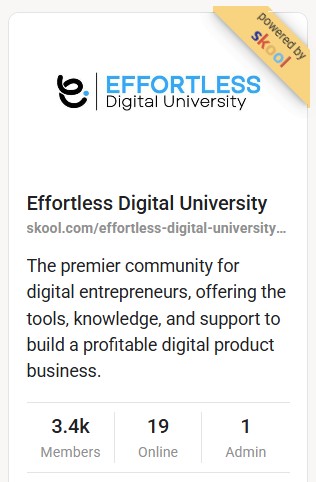 effortless digital university on Skool