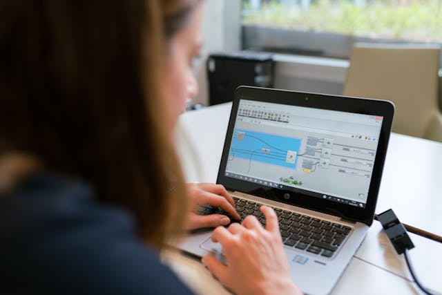 engineer focuses on software analysis