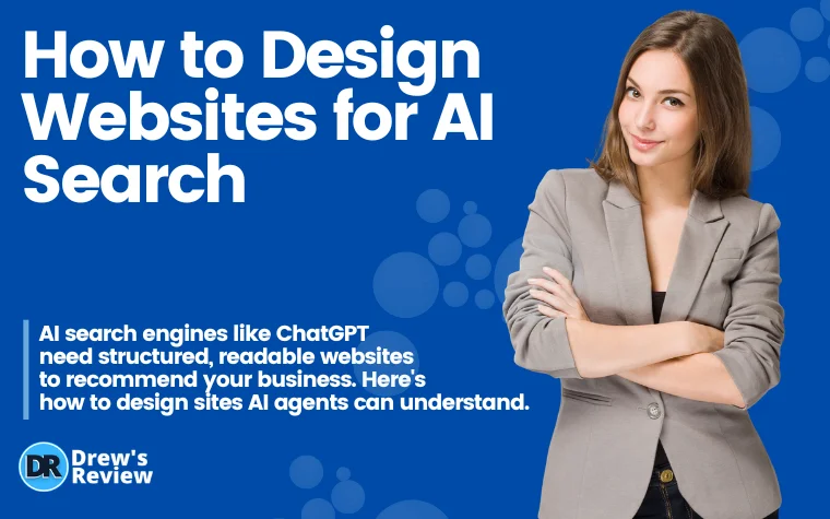 how to design websites for ai search