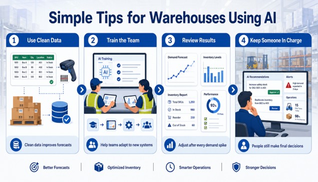 simple tips for warehouses using ai