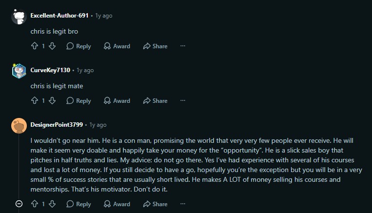velocity profits review - reddit