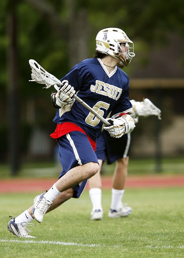 player playing lacrosse