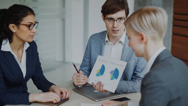 consultants in a meeting