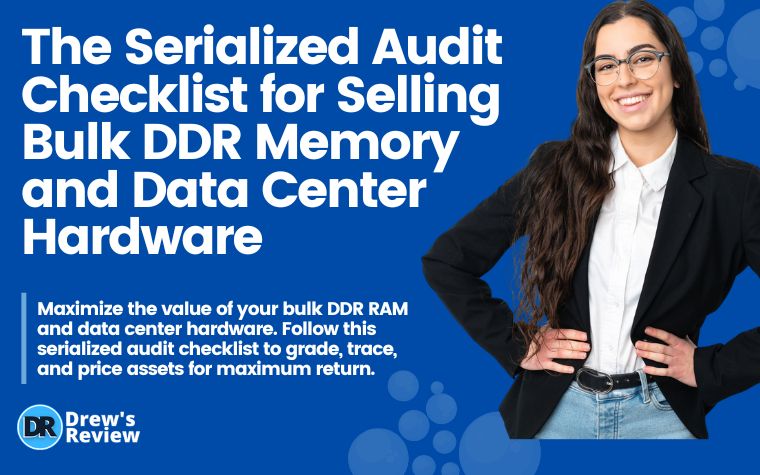 The Serialized Audit Checklist for Selling Bulk DDR Memory and Data Center Hardware